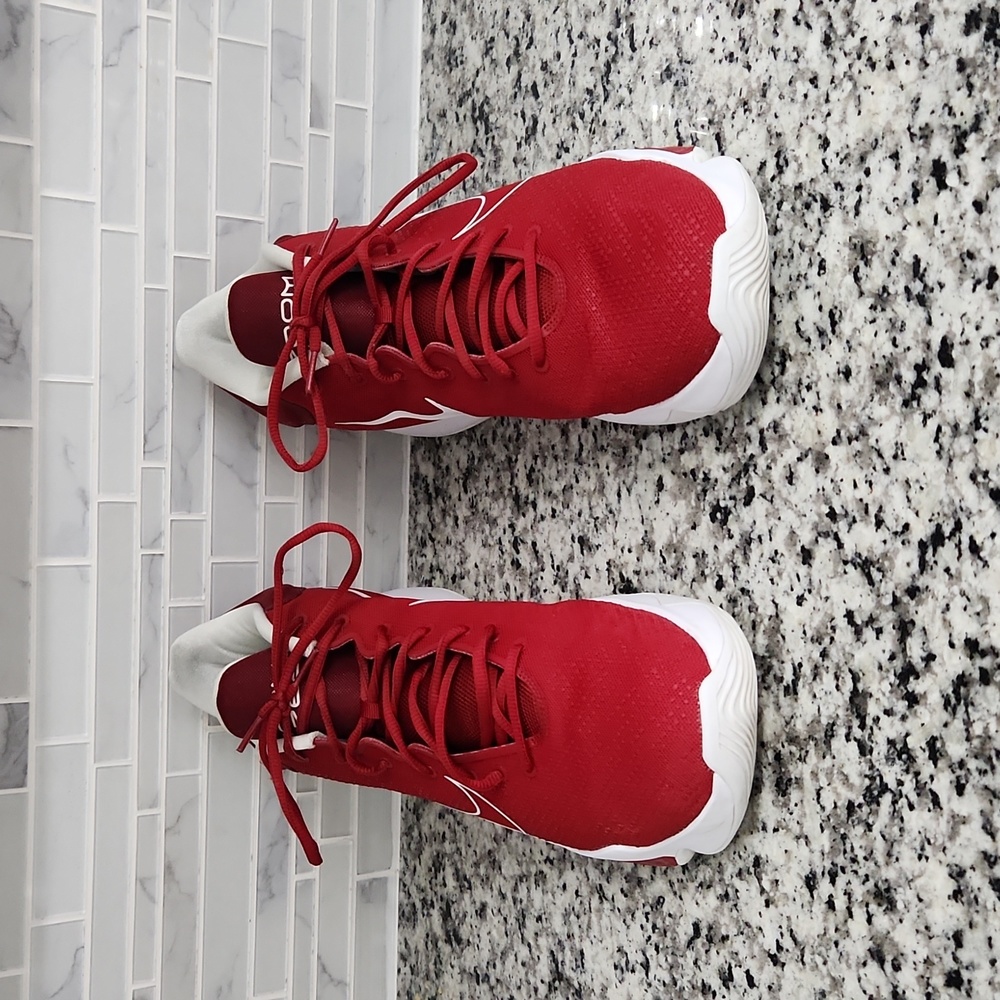 Red & White Nike Air Zoom Rize 2 TB Basketball Shoes sz 17 - CZ5023-602 sneakers - Picture 2 of 7